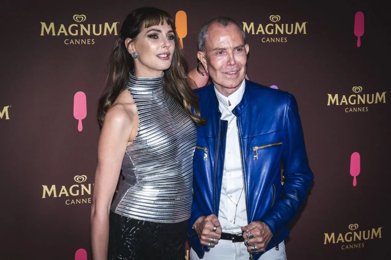 Frederique Bel at Magnum Classics Can Be Remixed Launch Party Cannes Film Festival6